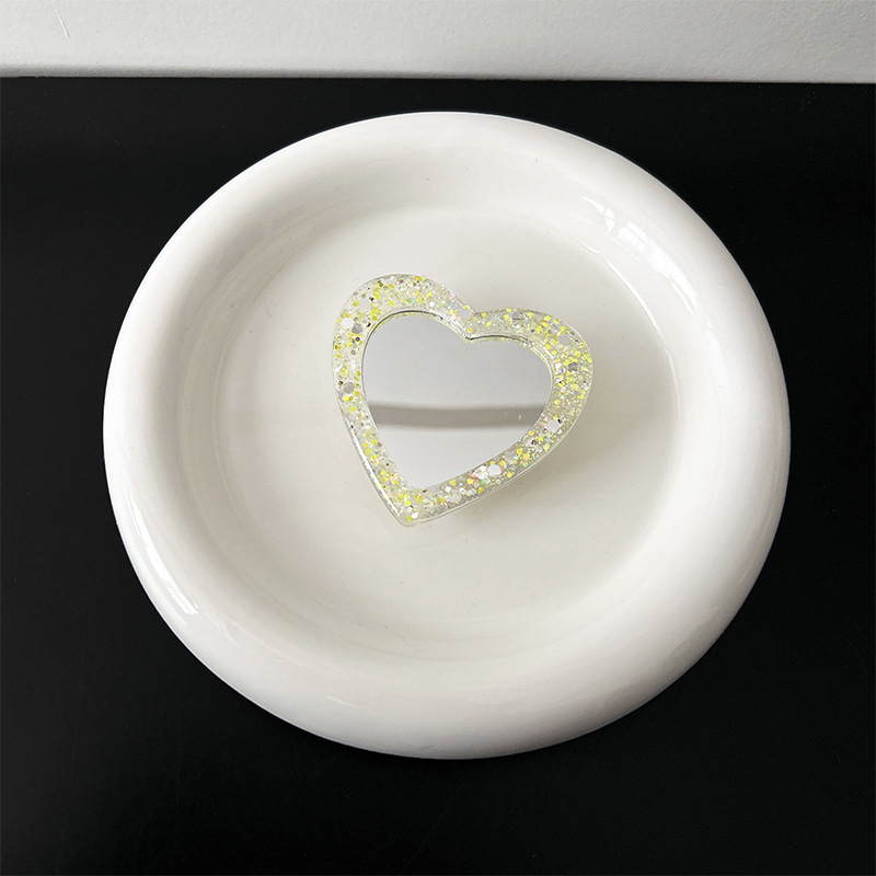 Asztali telefonállvány glitter pillangó mintázattal, tükrös matricával és MagSafe kompatibilitással