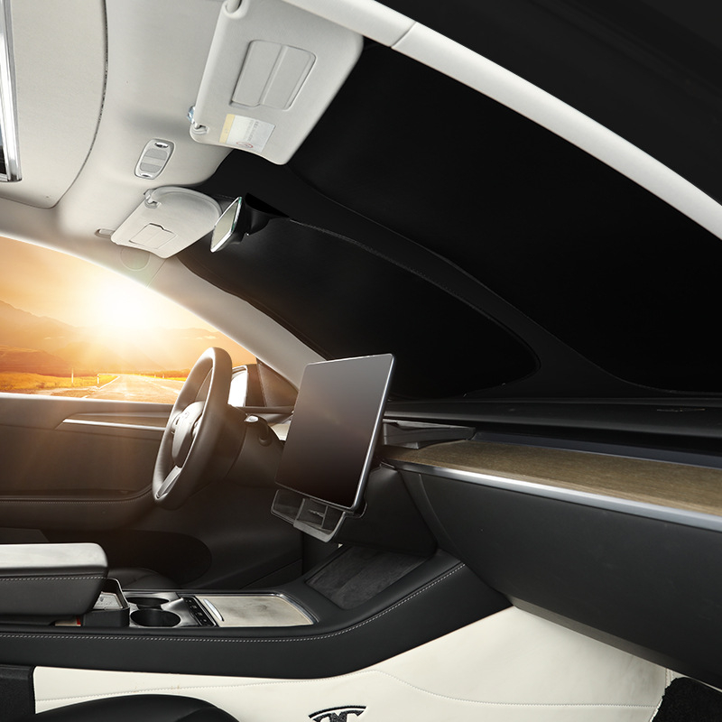 Автомобилен слънцезащитен щит за предното стъкло – алуминиево фолио, телескопична инсталация, универсална съвместимост, печат на лого, персонализация