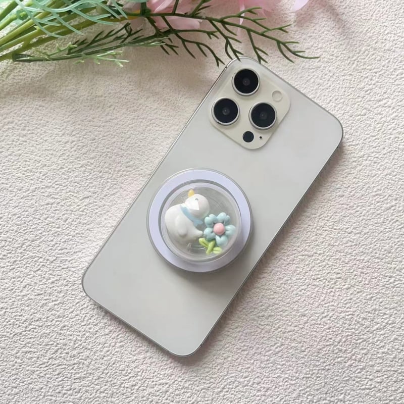 Десктоп държач за телефон Weiqing basket – пластмасов, универсален стил, персонализация