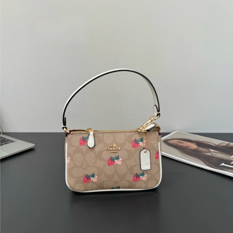 PVC krepšys per petį gatvės stiliaus, su užtrauktuku, kišenė telefonui, horizontalaus kvadrato formos