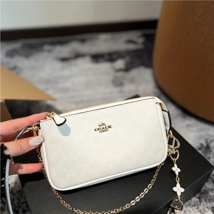 PVC krepšys per petį gatvės stiliaus, su užtrauktuku, kišenė telefonui, horizontalaus kvadrato formos