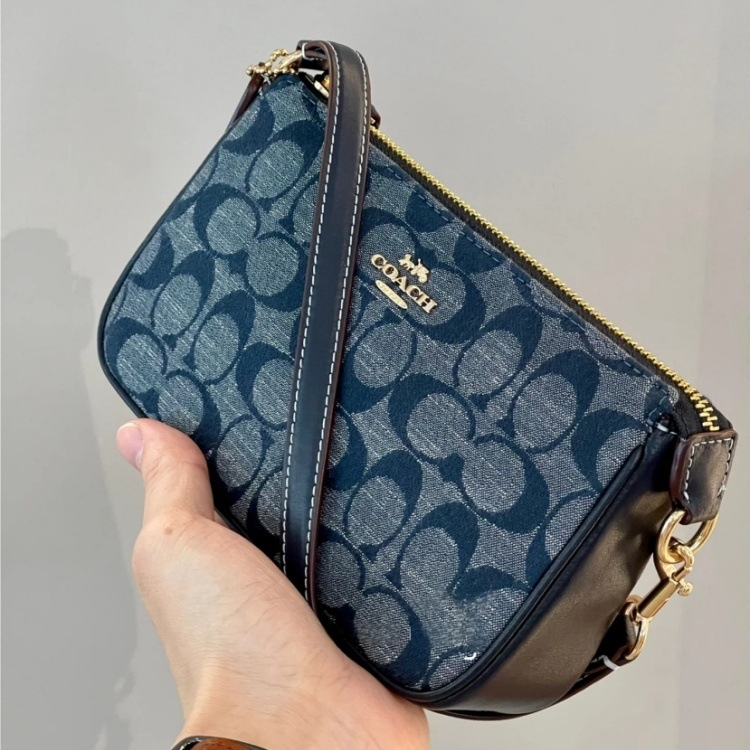 PVC krepšys per petį gatvės stiliaus, su užtrauktuku, kišenė telefonui, horizontalaus kvadrato formos