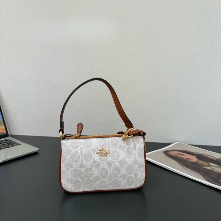 PVC krepšys per petį gatvės stiliaus, su užtrauktuku, kišenė telefonui, horizontalaus kvadrato formos