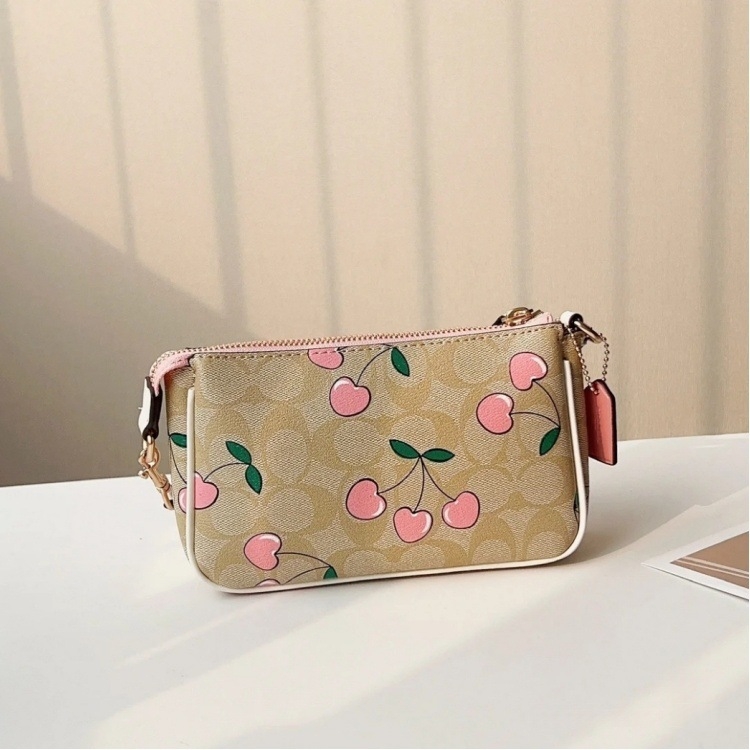 PVC krepšys per petį gatvės stiliaus, su užtrauktuku, kišenė telefonui, horizontalaus kvadrato formos