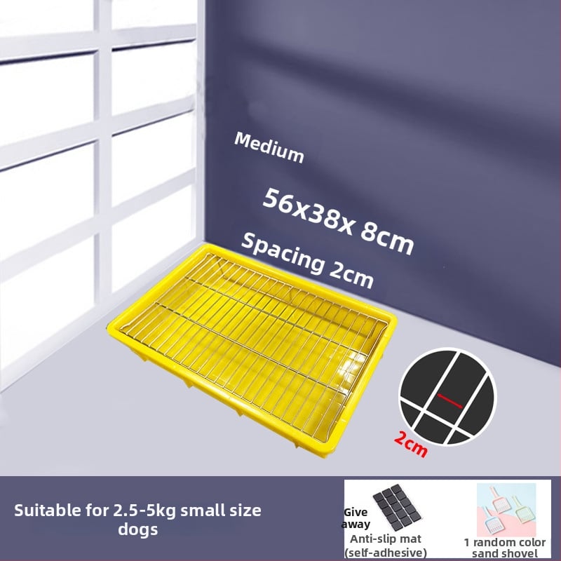 Τουαλέτα για σκύλους, γάτες και κουνέλια — ABS πλαστικό, εύκολο καθάρισμα, δεν κολλάει στα πόδια, κατάλληλη για μικρά και μεσαία σκυλιά, μάρκα Zhicheng