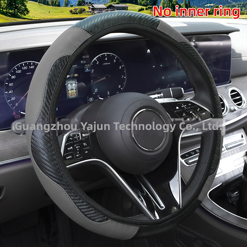 Kryt volantu pre auto, povrch z umelej kože, celoročné použitie, univerzálny montážny systém