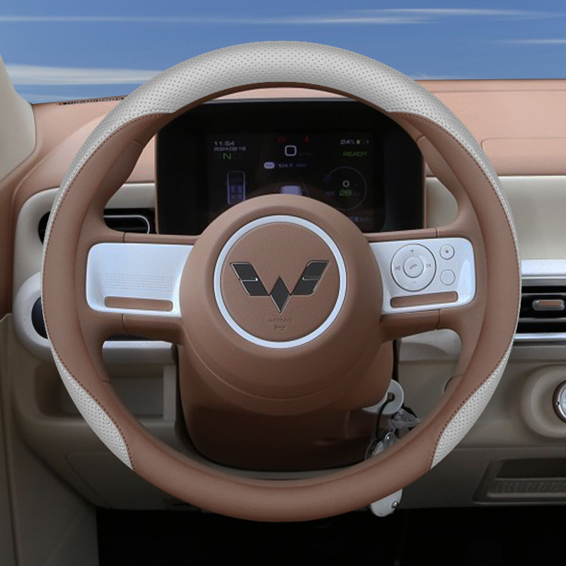 Navlaka za volan – makaron stil za Wuling Hongguang treće generacije Mini 2024 Bingo Plus; sve sezone, ugradnja prilagođena vozilu
