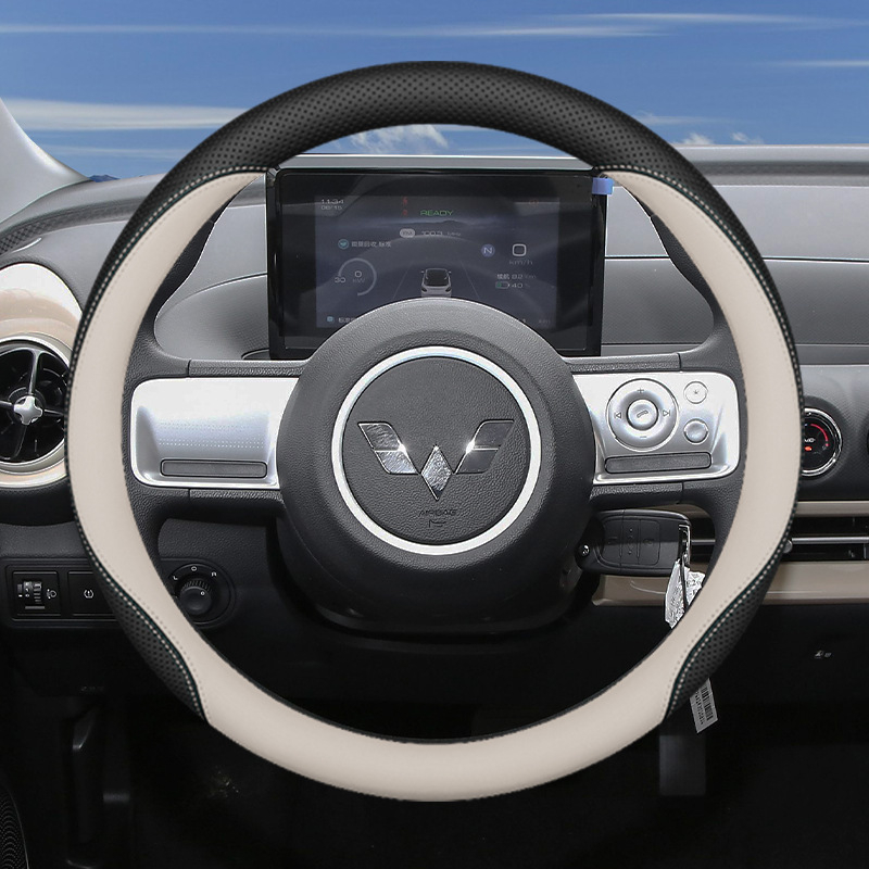 Navlaka za volan – makaron stil za Wuling Hongguang treće generacije Mini 2024 Bingo Plus; sve sezone, ugradnja prilagođena vozilu