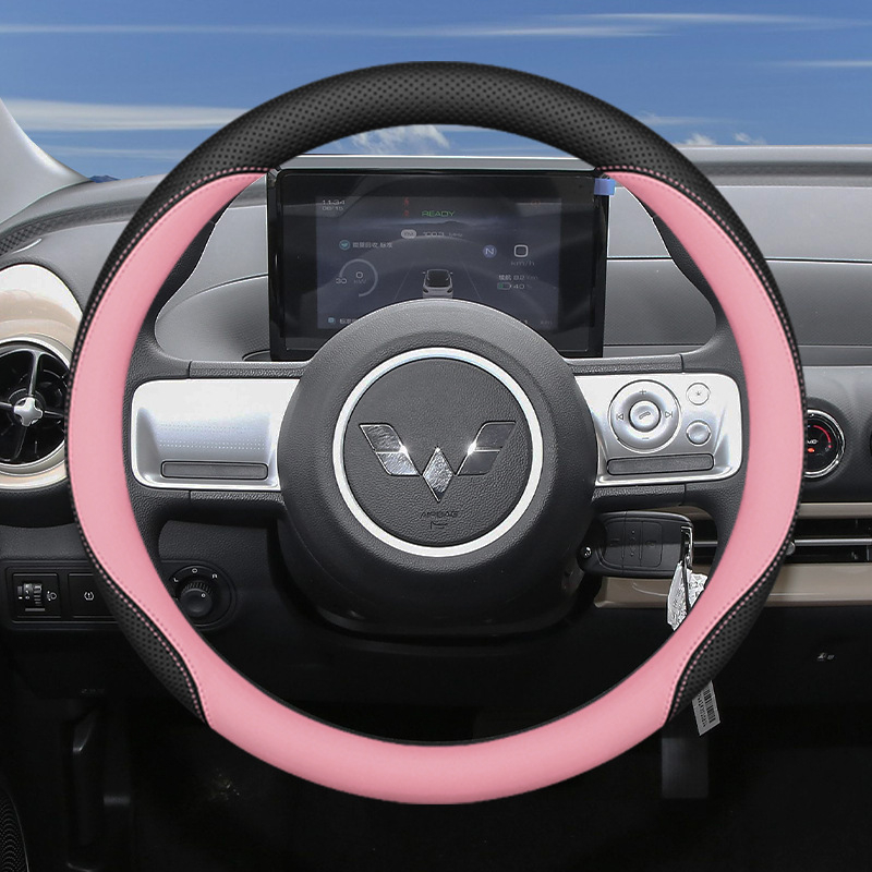 Navlaka za volan – makaron stil za Wuling Hongguang treće generacije Mini 2024 Bingo Plus; sve sezone, ugradnja prilagođena vozilu