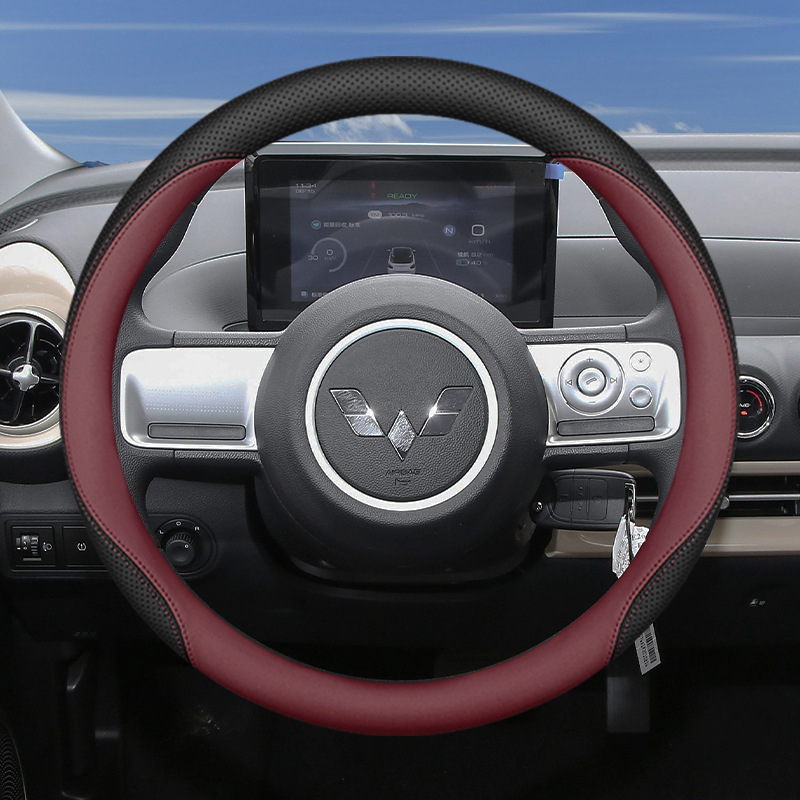 Navlaka za volan – makaron stil za Wuling Hongguang treće generacije Mini 2024 Bingo Plus; sve sezone, ugradnja prilagođena vozilu