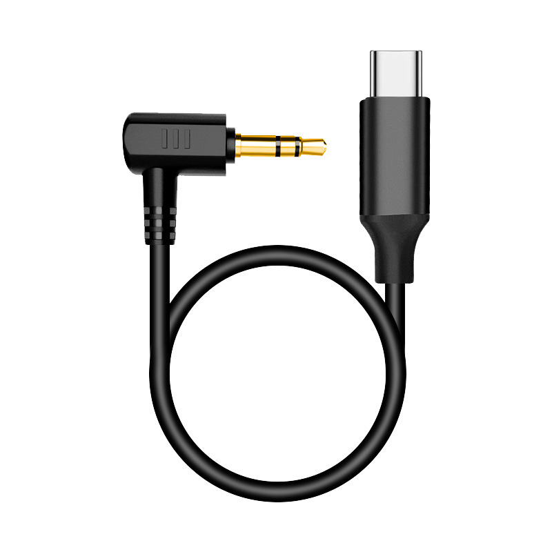 Mikrofon audio kabel, 3.5mm muški na Type-C/8-pin, zlatno prevučeno, bakreno jezgro, bakreni vodič