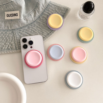 Ergonomisks silikona statīvs visiem tālruņiem (SJ-LX001) ar magnētisko izvilkuma gaisa spilventiņu