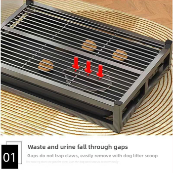 Πλέγμα πλαίσιο τουαλέτας σκύλου – στιβαρό, ανθεκτικό στην πίεση; άμεσος καθαρισμός και ξέπλυμα – Μοντέλο ER88ArQs, Μάρκα Domestic Brand, Υλικό: Other