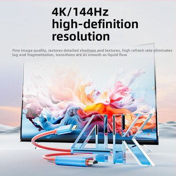 Cablu HDMI proiecție Nintendo Switch2, 4K60/144Hz, 2 m, cupru