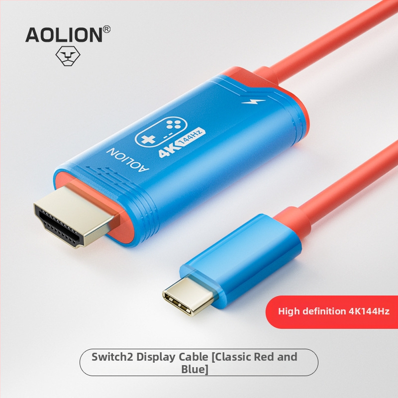 Cablu HDMI proiecție Nintendo Switch2, 4K60/144Hz, 2 m, cupru