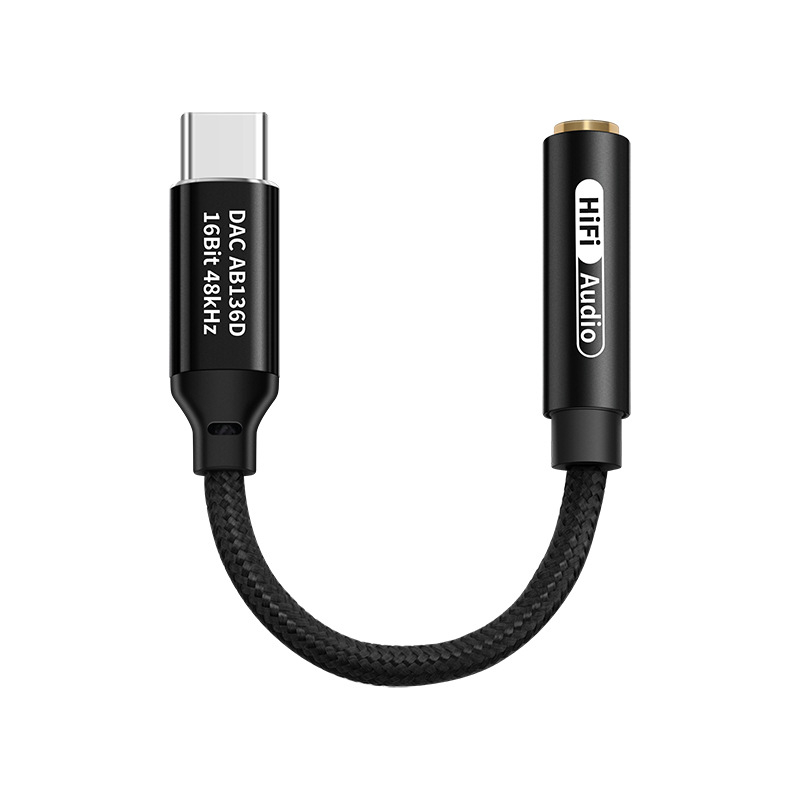 FRANSUN T2 USB-C 3,5 mm DAC adapter mobiltelefonokhoz, kompatibil az iPhone 15/16 sorozatokkal és Android Huawei eszközökkel