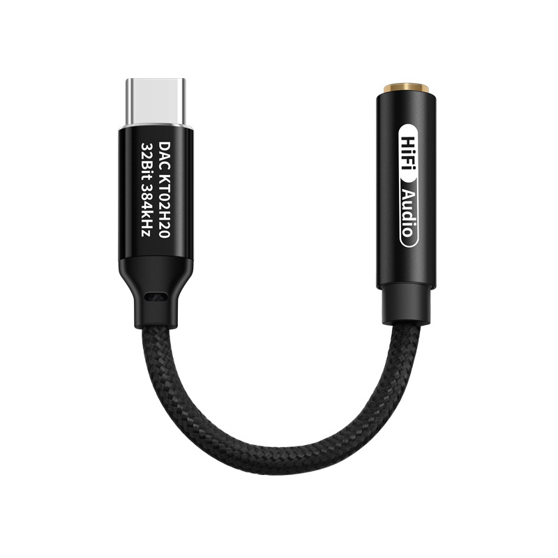 FRANSUN T2 USB-C 3,5 mm DAC adapter mobiltelefonokhoz, kompatibil az iPhone 15/16 sorozatokkal és Android Huawei eszközökkel
