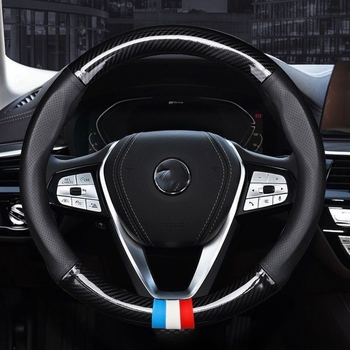 Navlaka za volan automobila, ultra-tanka karbonska vlakna, univerzalna za četiri sezone, protuklizna, Candy branda, ugradnja: opća