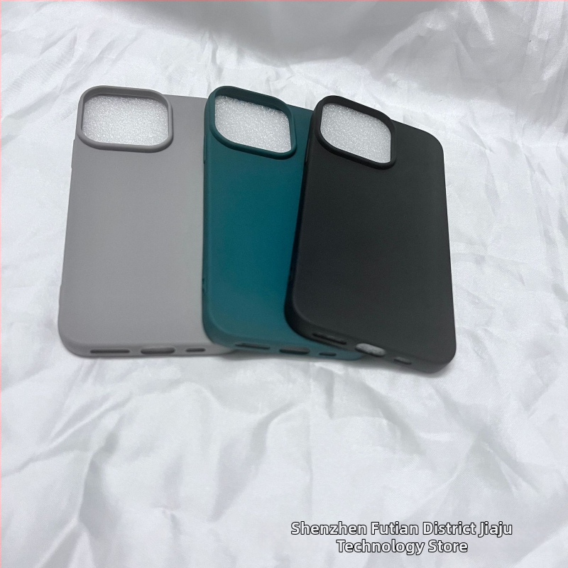 Silicónové puzdro na telefón, matný minimalistický dizajn; rozptyľovanie tepla, odolnosť voči opotrebeniu, proti pádu, proti otlačkom prstov, pre Apple zariadenia