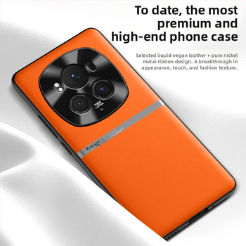 Pouzdro pre Honor Magic6 Pro – tekutý silikónový gél, veneer a zlatá vložka, proti pádu, odvádzanie tepla, antiotlačky prstov