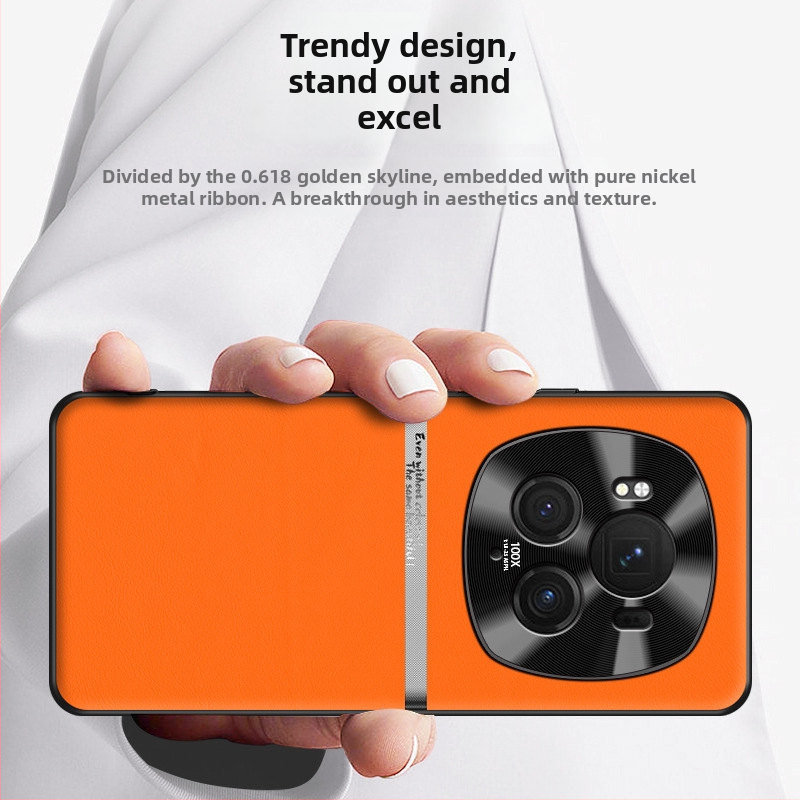 Pouzdro pre Honor Magic6 Pro – tekutý silikónový gél, veneer a zlatá vložka, proti pádu, odvádzanie tepla, antiotlačky prstov