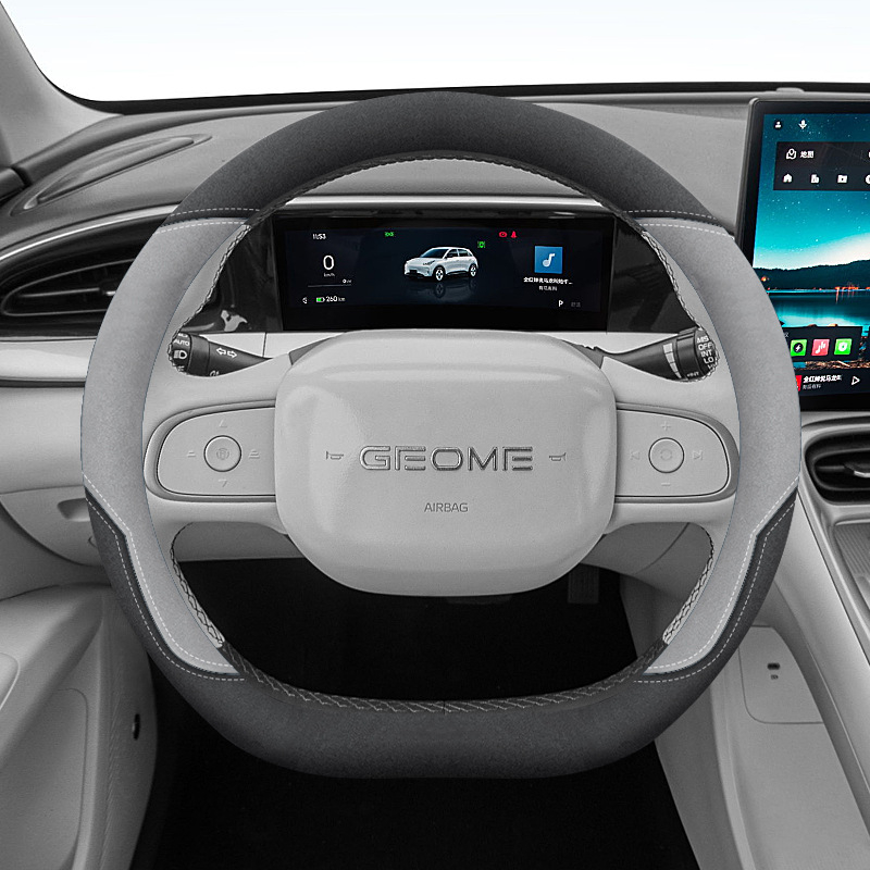 Kormányhuzat - Velúr felület, Csúszásmentes, Egész évben használható, Dedikált illesztés