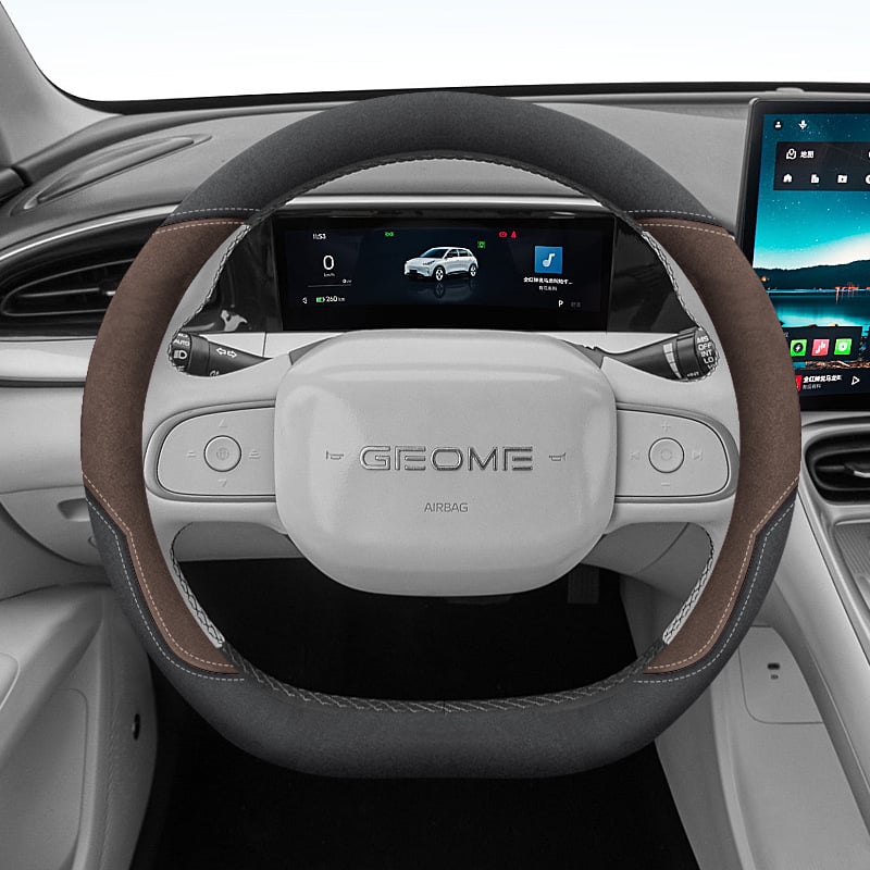 Kormányhuzat - Velúr felület, Csúszásmentes, Egész évben használható, Dedikált illesztés