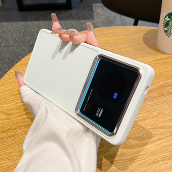 Metāla objektīva gredzens Vivo X80 gadījumam — ultra plāns silikona aizsargkorpuss, elektroplēšana, mīksta apdare, nodiluma, krišanas un pirkstu nospiedumu pretestība, saderīgs ar Vivo X80 un X70 Pro+