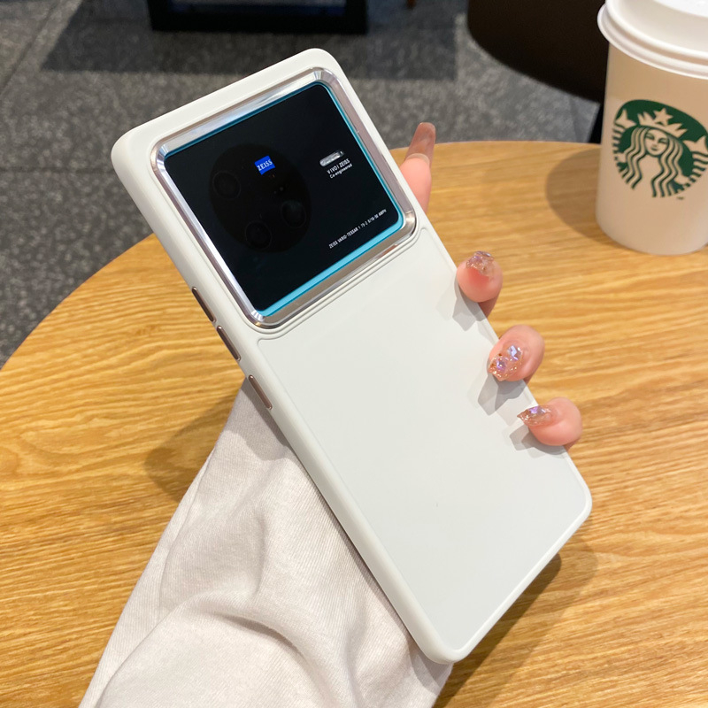 Metāla objektīva gredzens Vivo X80 gadījumam — ultra plāns silikona aizsargkorpuss, elektroplēšana, mīksta apdare, nodiluma, krišanas un pirkstu nospiedumu pretestība, saderīgs ar Vivo X80 un X70 Pro+