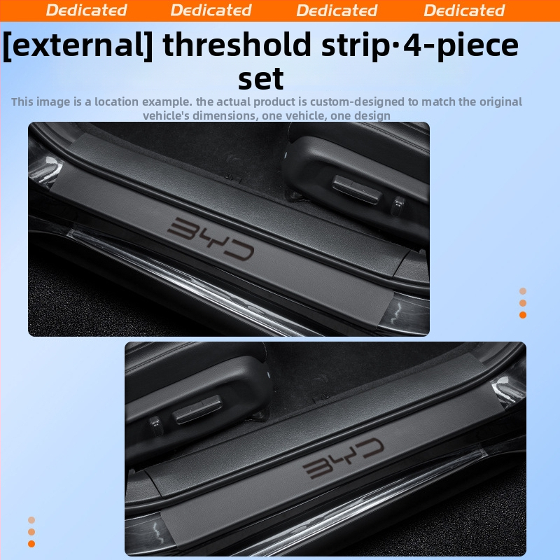 BYD E2 Benzi Prag Ușă și Pedala de Întâmpinare Antiderapantă – Accesorii Interioare de Modificare