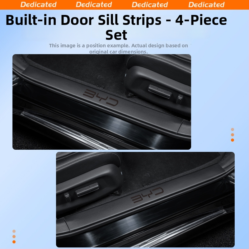 BYD E2 Benzi Prag Ușă și Pedala de Întâmpinare Antiderapantă – Accesorii Interioare de Modificare