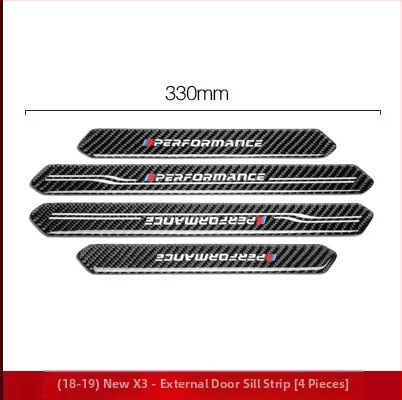 BMW durvju sliekšņi – īsta oglekļa šķiedras izskats, izturīgi pret skrāpējumiem un nolietojumu