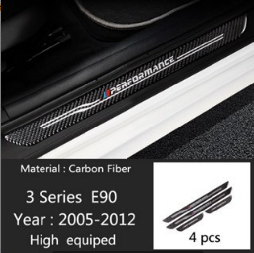 BMW durvju sliekšņi – īsta oglekļa šķiedras izskats, izturīgi pret skrāpējumiem un nolietojumu