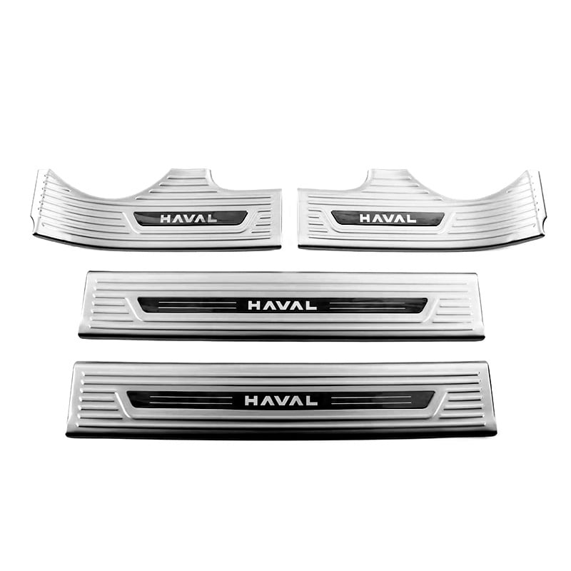 Set nehrđajućeg čelika za pragove s pedalama i stražnjim zaštitnim panelom prtljažnika za 2023 Great Wall Haval Raptor