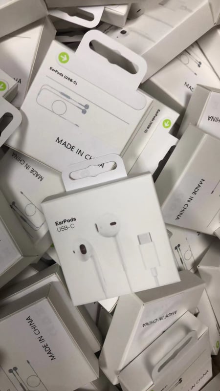 Vadu In-ear austiņas ar Type-C interfeisu, plug-and-play, dinamiskais draiveris, 1,2 m kabelis, saderīgas ar iOS un Android