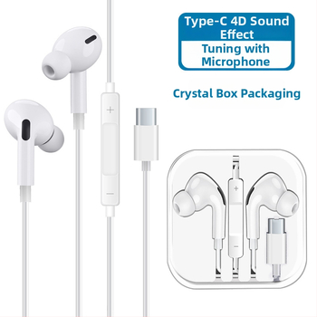 X2 In-Ear Digitálne slúchadlá USB-C, s mikrofónom, 1,2 m kábel, frekvenčný rozsah 97, skreslenie 2%