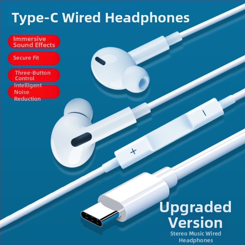X2 In-Ear Digitálne slúchadlá USB-C, s mikrofónom, 1,2 m kábel, frekvenčný rozsah 97, skreslenie 2%