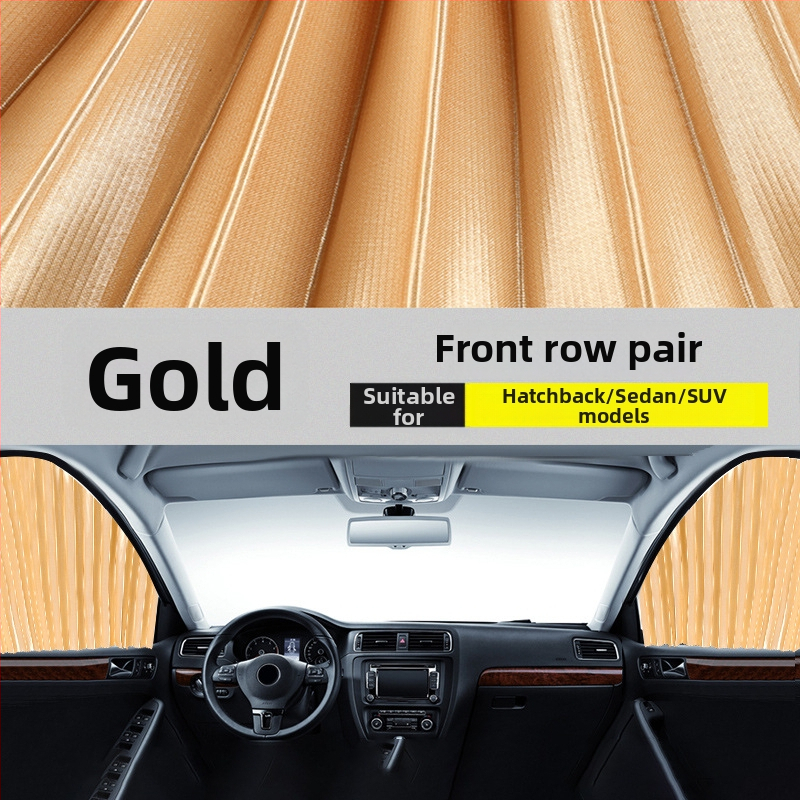 Auto okná slnečná záves, nylonová sieť, hrubý nepriehľadný typ, dráhový systém, magnetický, automatické rozťahovanie