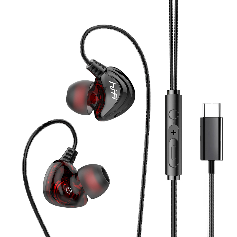 Žičane in-ear slušalice za gaming s mikrofonom, model S2000, 3.5 mm priključak, impedance 16 Ω, frekvencijski raspon 20–20000 Hz, osjetljivost 105 dB