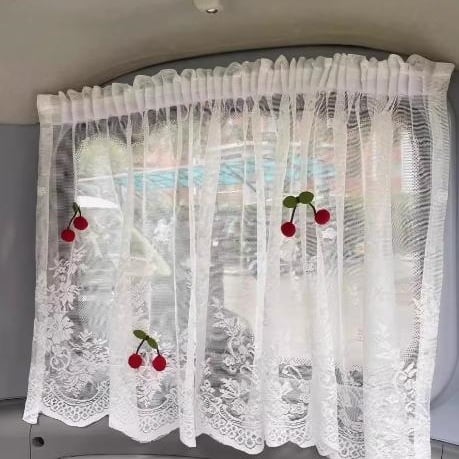 Unutarnje zavjese za triciklu električno vozilo: zaštita od sunca, stil princeze, mrežaste zavjese s Velcro trakom