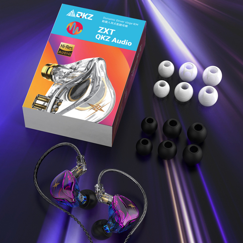 QKZ ZXT gaming žičane in-ear slušalice s mikrofonom, 3,5 mm priključak, frekvencijski raspon 20–20000 Hz