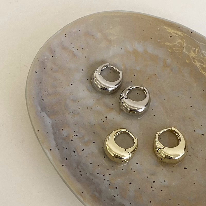 Clipuri pentru urechi din cupru, formă U, stil franțuzesc de înaltă clasă, Jiuhan