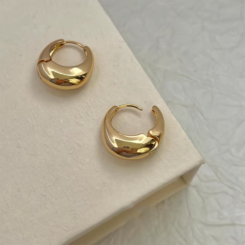 Clipuri pentru urechi din cupru, formă U, stil franțuzesc de înaltă clasă, Jiuhan