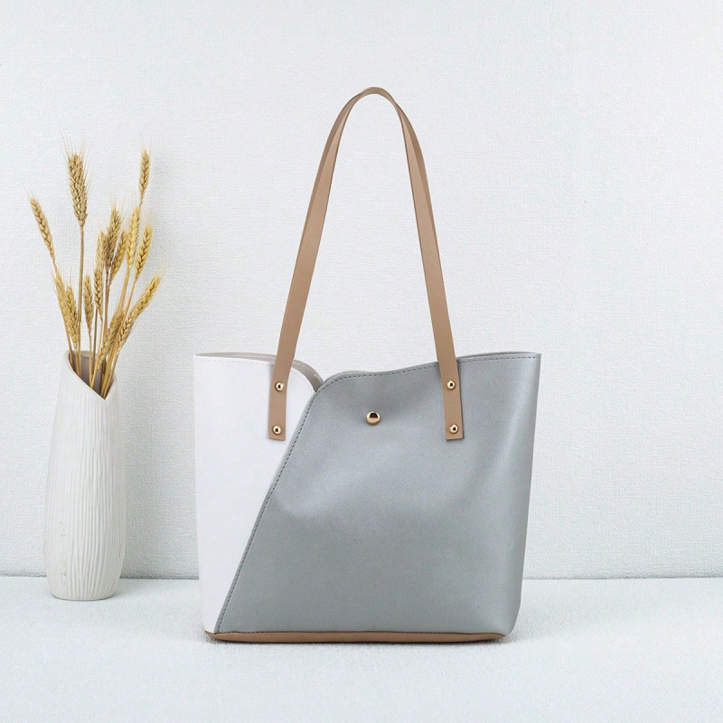 PU női táska, vízszintes négyszög alakú, mágneszár, belső zsebek telefonra és azonosító kártyára, párnázás nélkül, dupla vállpánt, mindennapi viselet, Happy