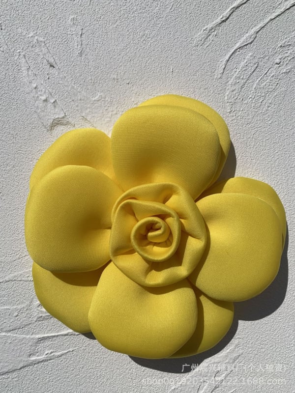 Corsage poliészter szálból, női stílus, virág alakú, kézzel készített