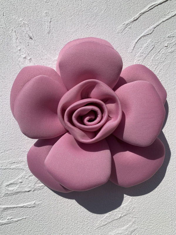 Corsage poliészter szálból, női stílus, virág alakú, kézzel készített