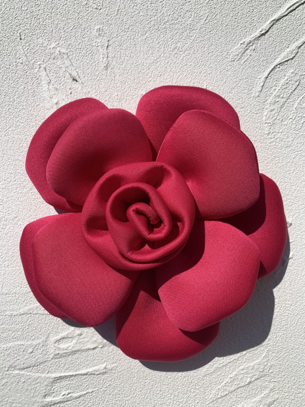 Corsage poliészter szálból, női stílus, virág alakú, kézzel készített