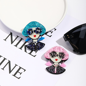 Akril portrés kitűző, eredeti dizájn, környezetbarát feldolgozás, Yiwu eredetű, 2025 ősz (Specifikációk: Anyag—Akril; Forma—Karikatúra karakter; Stílus—Original; Feldolgozás—Környezetbarát).