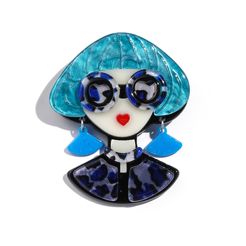 Akril portrés kitűző, eredeti dizájn, környezetbarát feldolgozás, Yiwu eredetű, 2025 ősz (Specifikációk: Anyag—Akril; Forma—Karikatúra karakter; Stílus—Original; Feldolgozás—Környezetbarát).