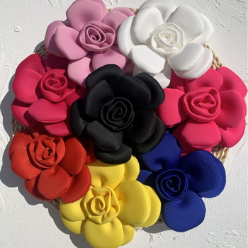 Corsage – poliészter virág, uniszex alap stílus, Litvi márka, nyár 2025